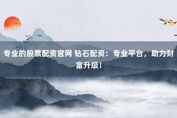 专业的股票配资官网 钻石配资:专业平台,助力财富升级!