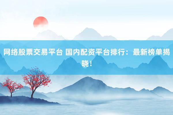 网络股票交易平台 国内配资平台排行：最新榜单揭晓！