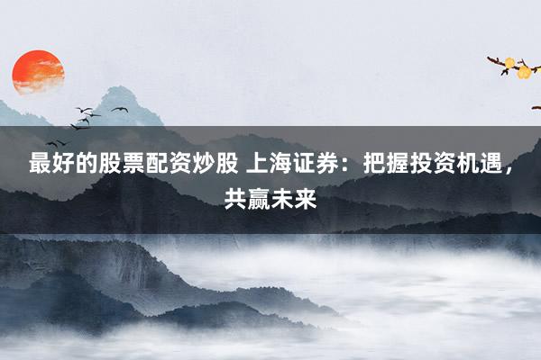 最好的股票配资炒股 上海证券：把握投资机遇，共赢未来